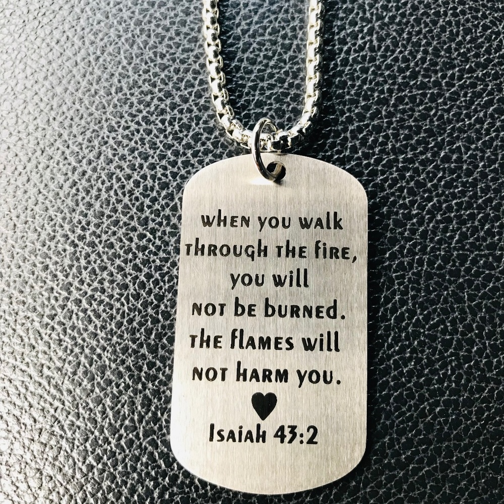 Firefighters Prayer Necklace